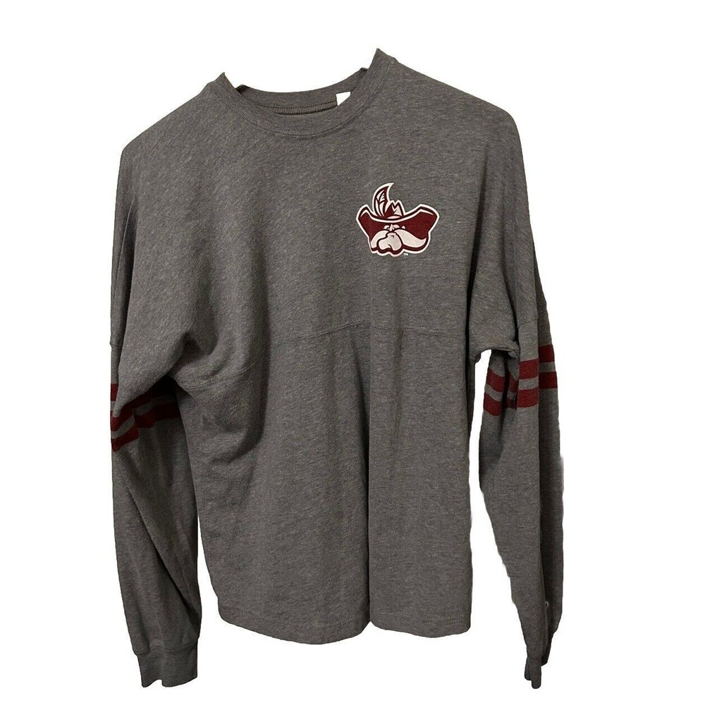 UNLV Rebels Basketball Men's Small Long Sleeve Gray Shirt "Hey Reb" Logo